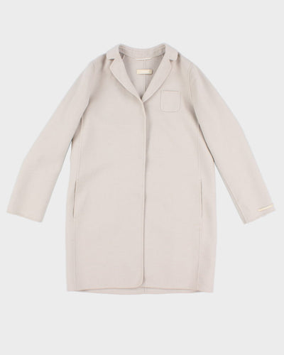 'S MaxMara Wool/Angora Light Coat - M