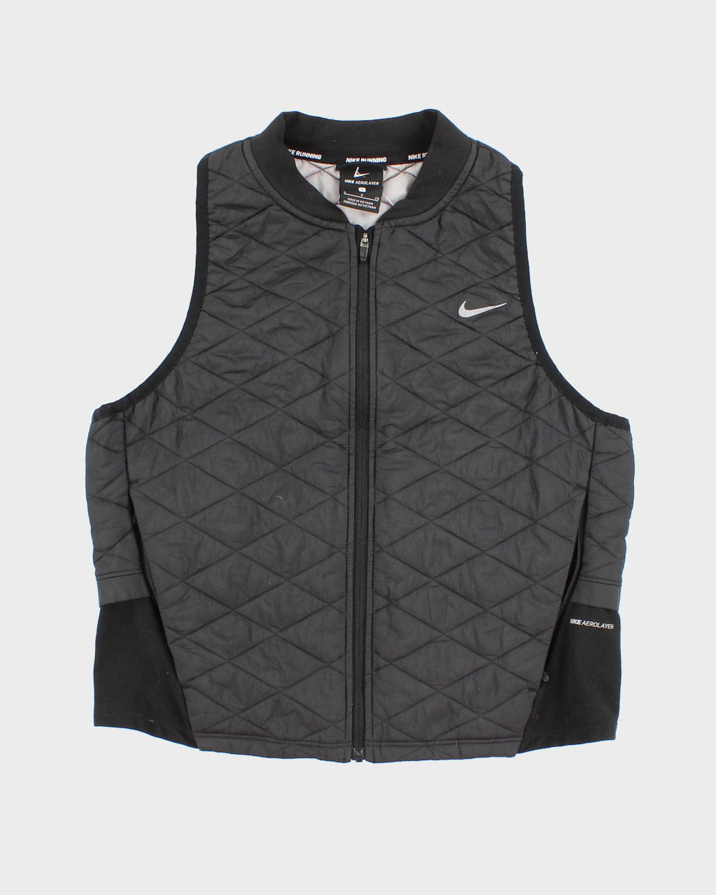 Nike Quilted Cropped Running Vest - S
