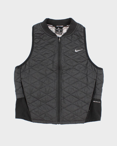 Nike Quilted Cropped Running Vest - S