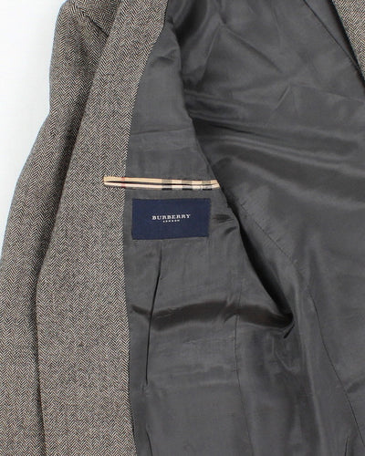 Grey Burberry Suit Jacket - S