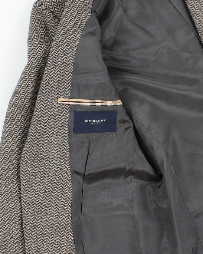 Grey Burberry Suit Jacket - S