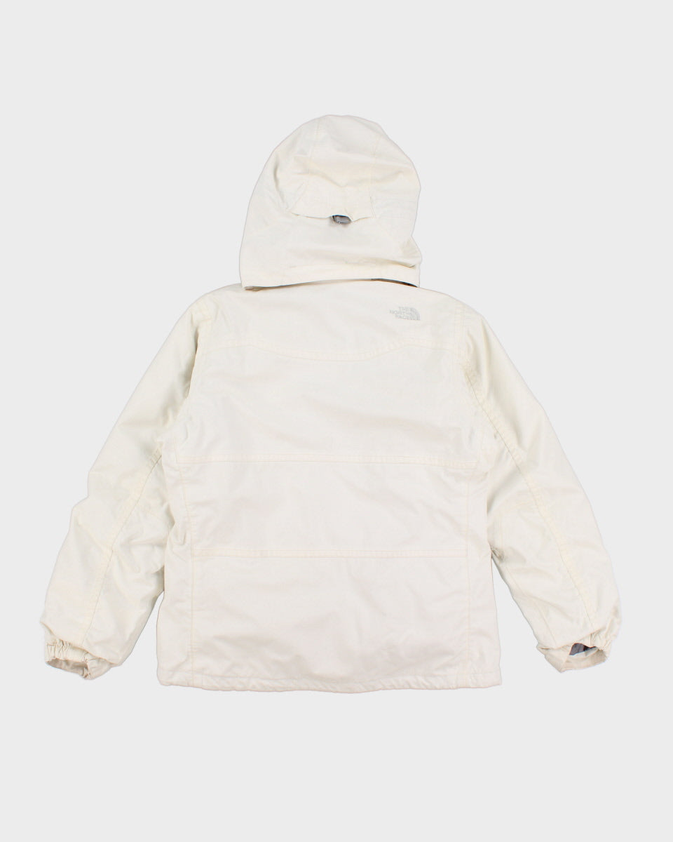 Womens White The North Face Double Lined Ski Jacket - M