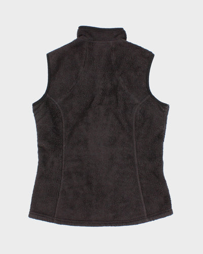 Womens Black The North Face Fleece Vest - S