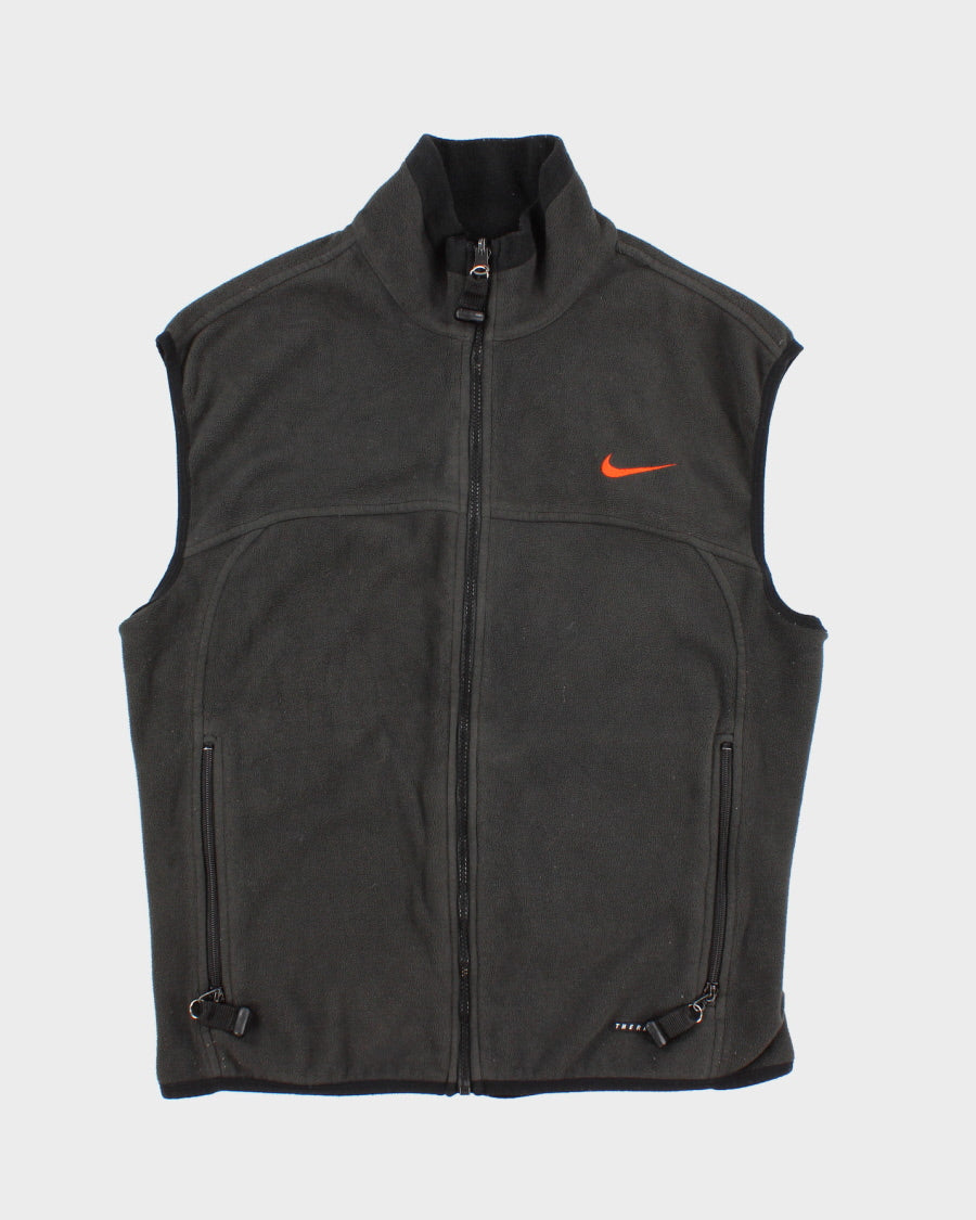 Womens Grey Nike Fleece Sports Vest - M