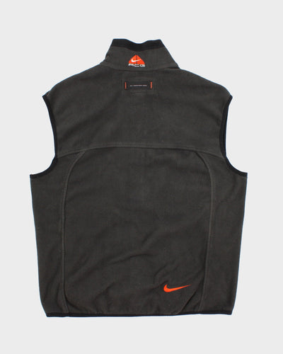 Womens Grey Nike Fleece Sports Vest - M