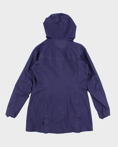 Womens Navy Blue Hooded Arc'teryx Windbreaker Jacket - M