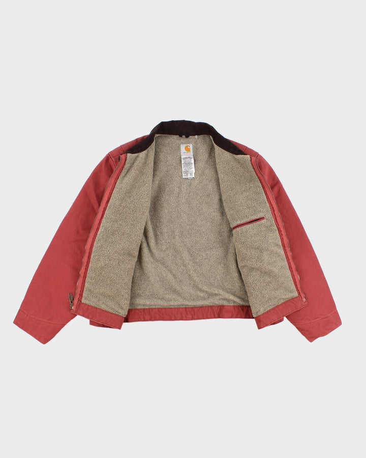 Womens Rust Coloured Carhartt Zip Up Bomber Jacket - XXL