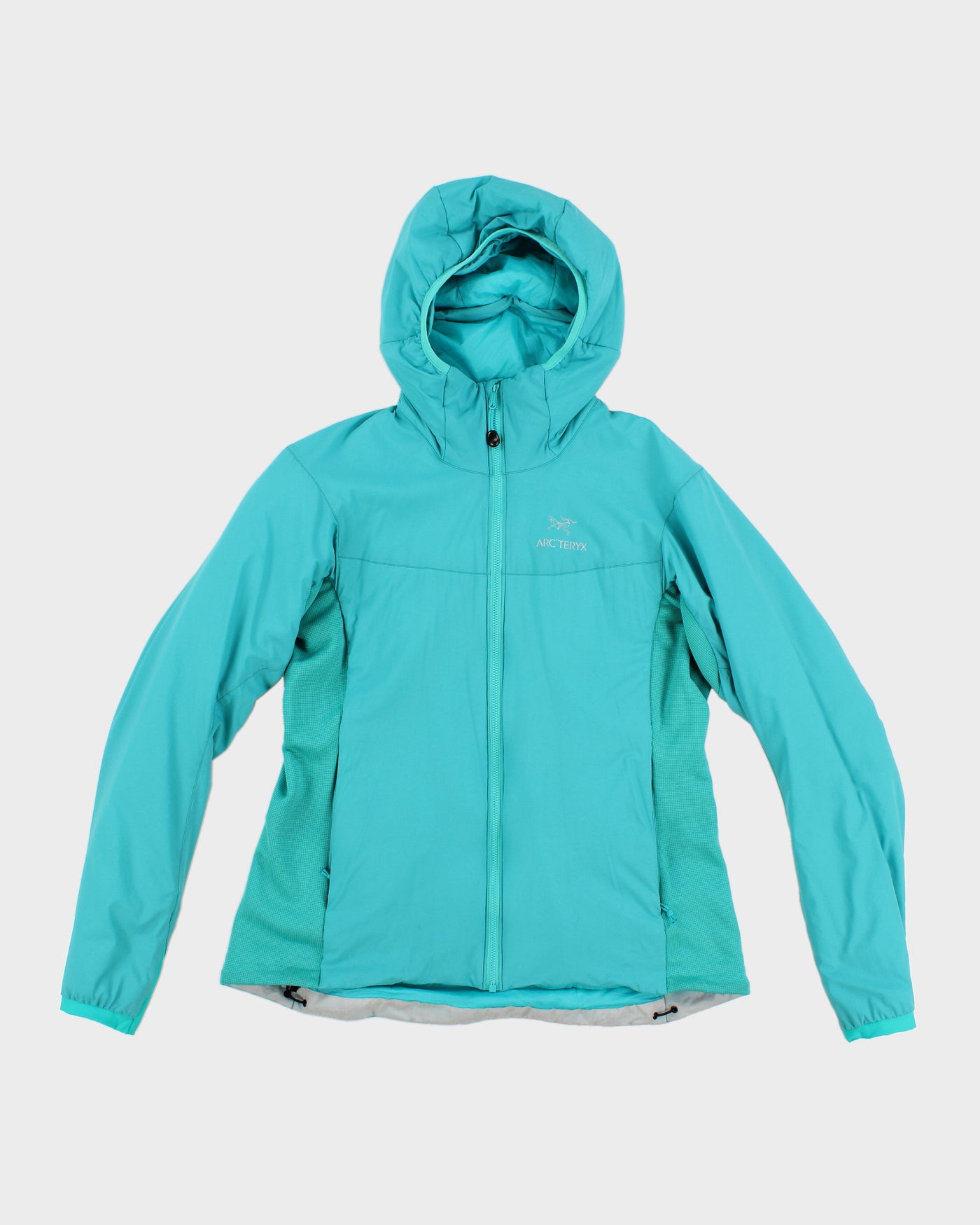 Womens Turquoise Arc'teryx Hooded Winter Jacket - L