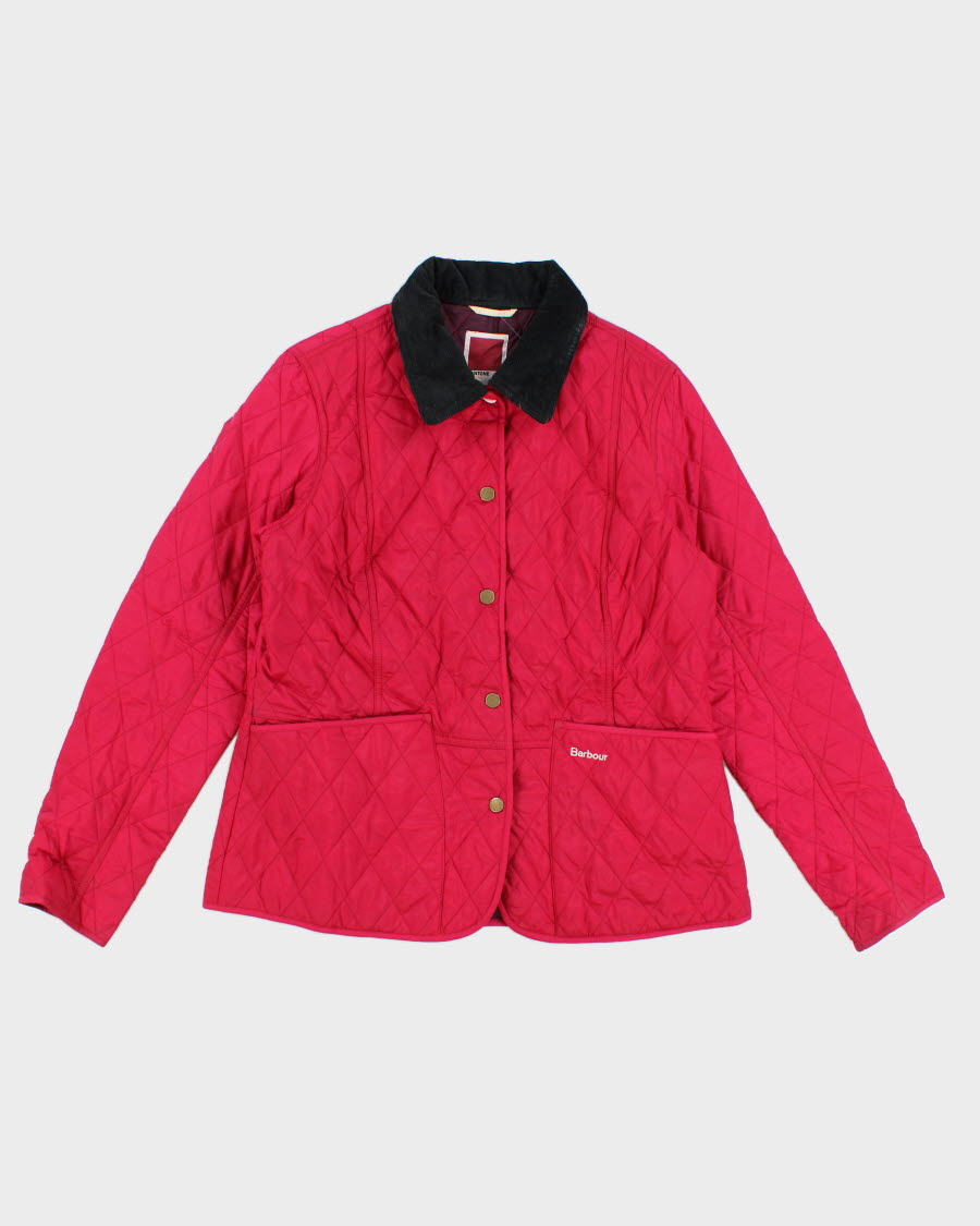 Pantone Barbour Pink Quilted Jacket - M