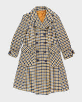Vintage Donegal Handwoven Tweed Coat - M