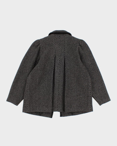 Vintage Women's Grey  Garbo Evening Coat - M