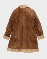Vintage Woman's Guess Penny Lane Leather Coat - M/L