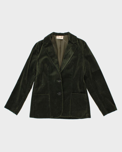Vintage Sears Green Velvet Blazer - M