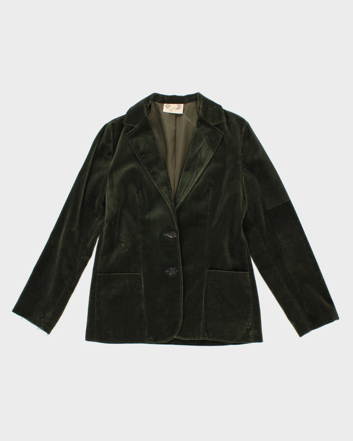 Vintage Sears Green Velvet Blazer - M