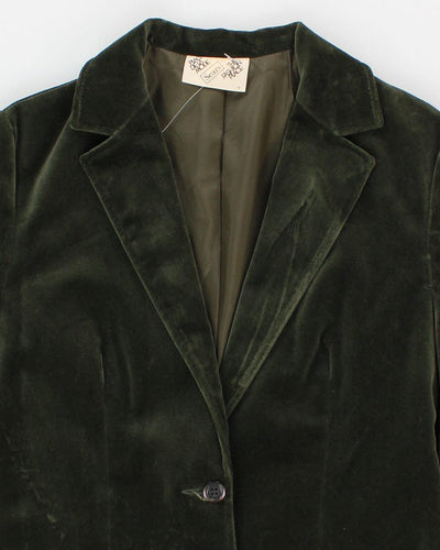 Vintage Sears Green Velvet Blazer - M