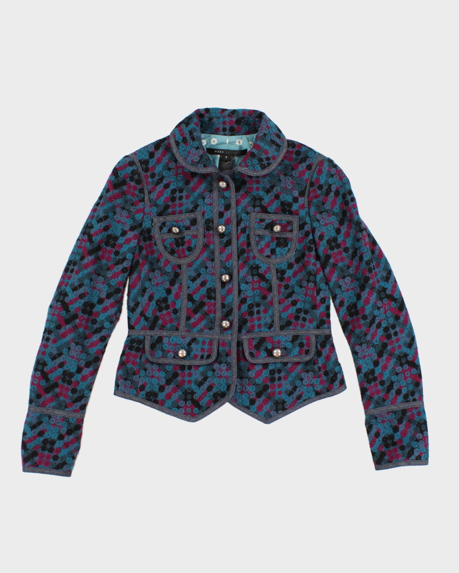 Vintage Marc Jacobs Patterned Button up Jacket - XS