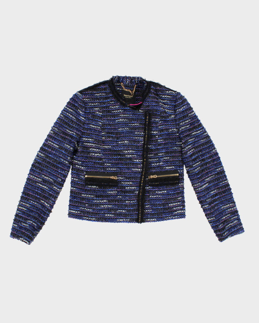 Y2K Juicy Couture Tweed Blazer Jacket - S