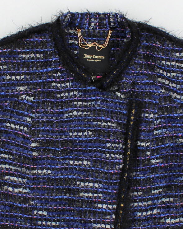 Y2K Juicy Couture Tweed Blazer Jacket S Rokit