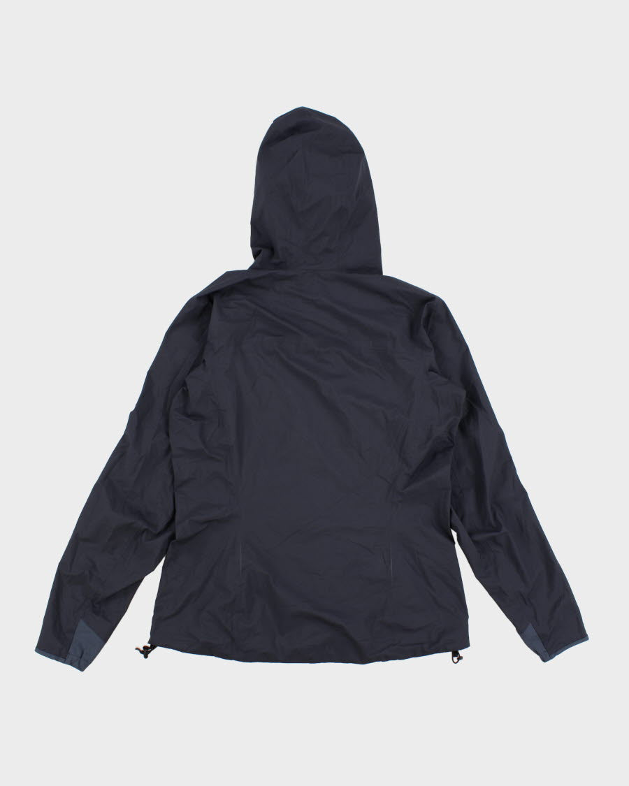 Arc'teryx Women's Navy Hooded Windbreaker - M