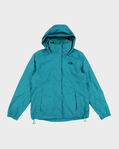 The North Face Women's Turquoise Hooded Lightweight Jacket - L