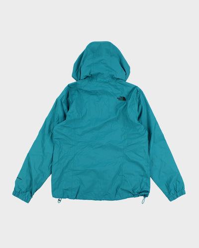 The North Face Women's Turquoise Hooded Lightweight Jacket - L