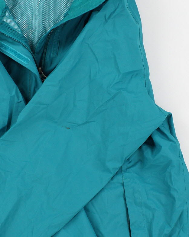 The North Face Women's Turquoise Hooded Lightweight Jacket - L