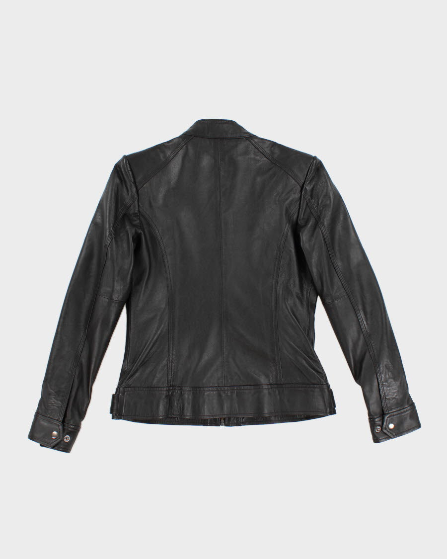 Woman's Vintage Leather moto jacket - M