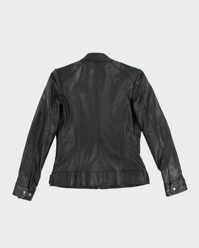 Woman's Vintage Leather moto jacket - M