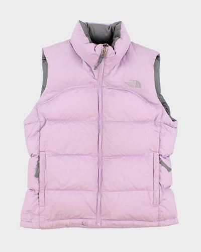 Womens Pink The North Face Zip-Up Insulated Gilet - M