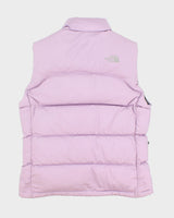 Womens Pink The North Face Zip-Up Insulated Gilet - M