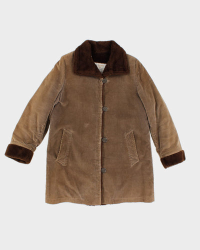 Women's Brown London Fog Corduroy Jacket - M