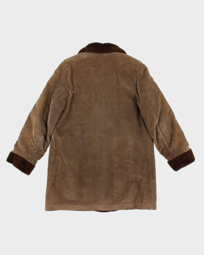 Women's Brown London Fog Corduroy Jacket - M