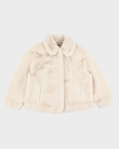 Ted Baker Oversized Faux Fur Coat - S