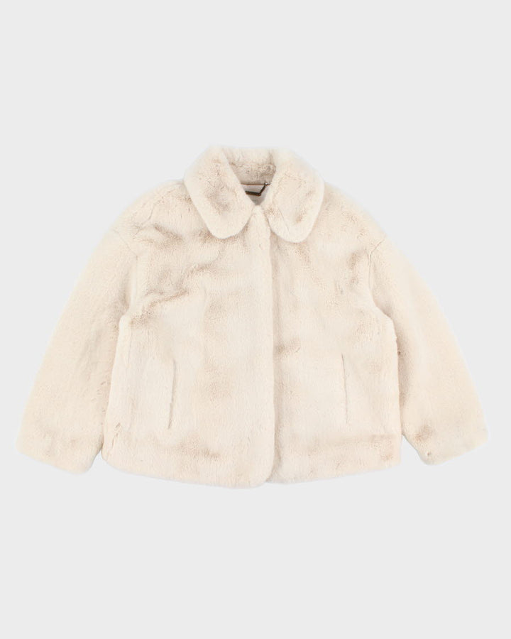 Ted Baker Oversized Faux Fur Coat - S