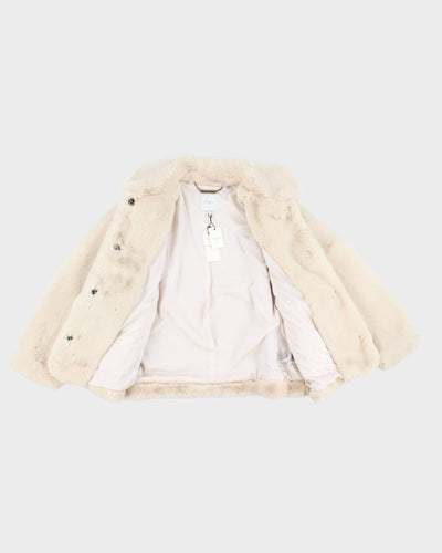 Ted Baker Oversized Faux Fur Coat - S