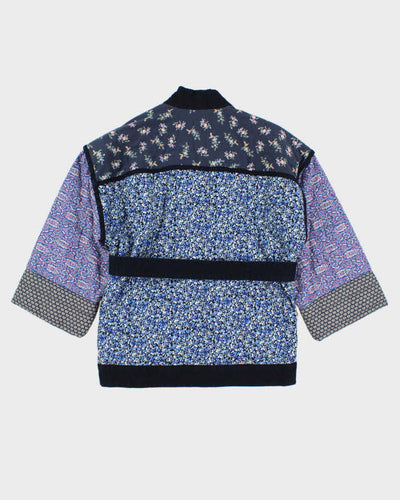 Women's Blue Gap Quilted Kimono Style Jacket - M