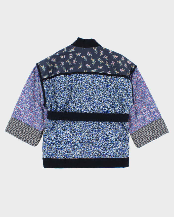 Women s Blue Gap Quilted Kimono Style Jacket M