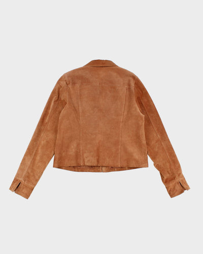 Vintage Women's Desert Tan Suede Jacket - L