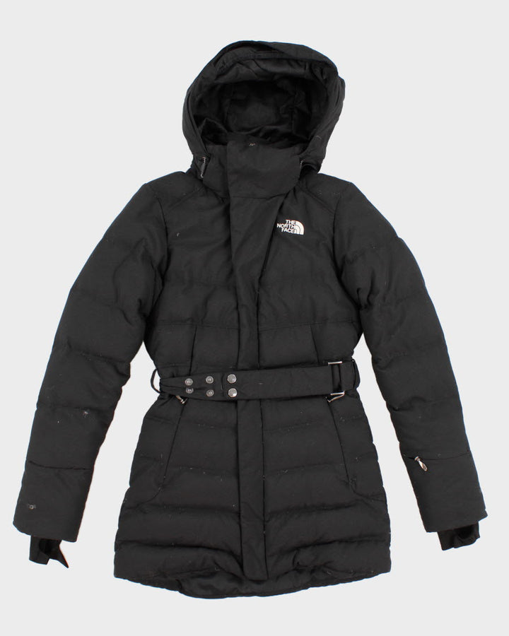Womens Black The North Face Belted Puffer Coat XS – Rokit