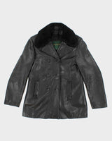 Vintage Women's Black Danier Leather Jacket - M