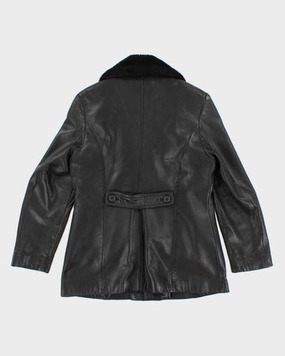 Vintage Women's Black Danier Leather Jacket - M