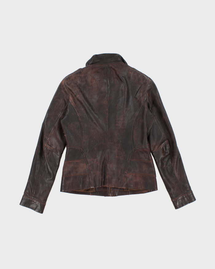 Vintage Women's Brown Danier Leather Jacket - S