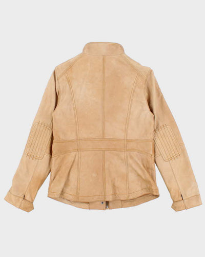 Vintage Women's Tan Eddie Bauer Leather Western Jacket - M