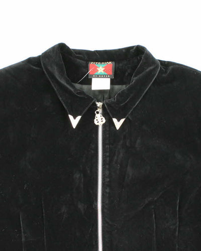 Vintage 90s Five Star by Roper Velvet Jacket - L