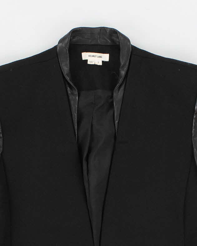 Women's Black Helmut Lang Fitted Blazer - XS