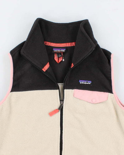 Womens Pink Patagonia Zip Up Fleece - L