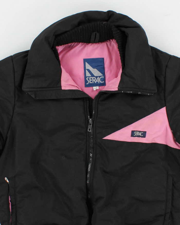 Vintage 90s Serac Pink and Black Jacket - M