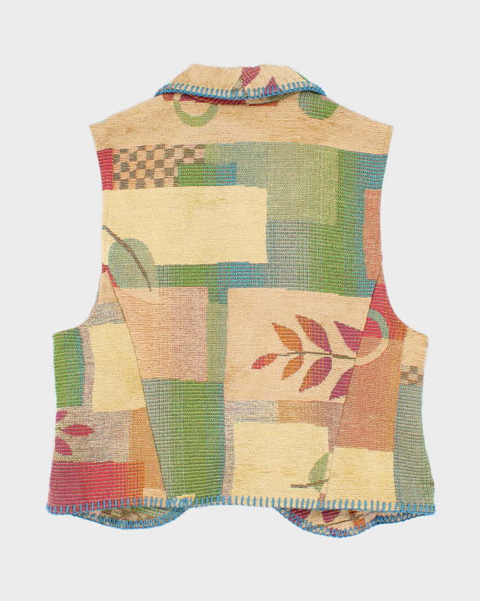Vintage 80s Longhorn Tapestry Vest - M