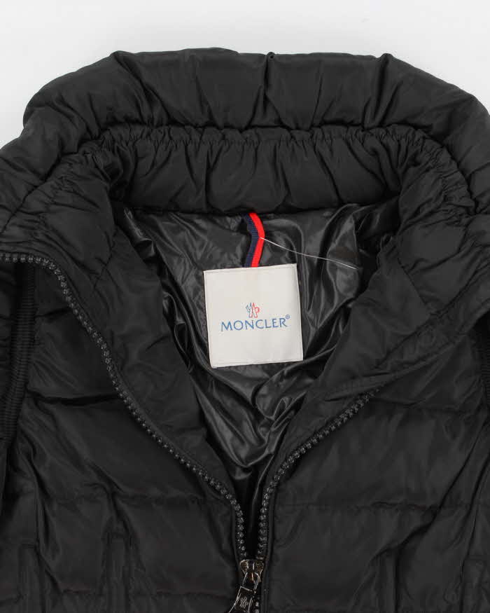 Womens Black Moncler Puffy Ski Coat - XXS