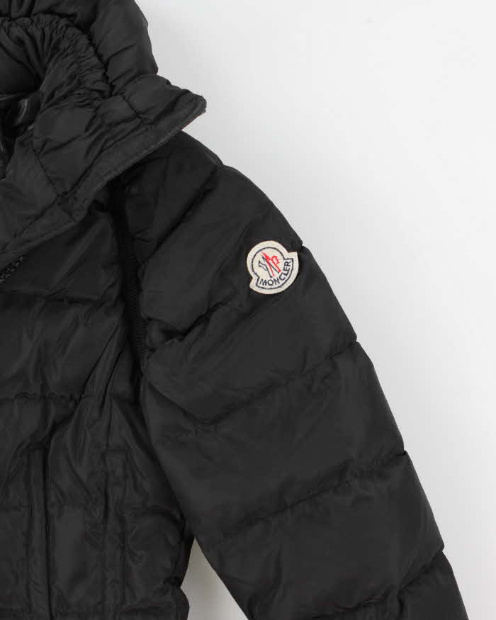Womens Black Moncler Puffy Ski Coat - XXS